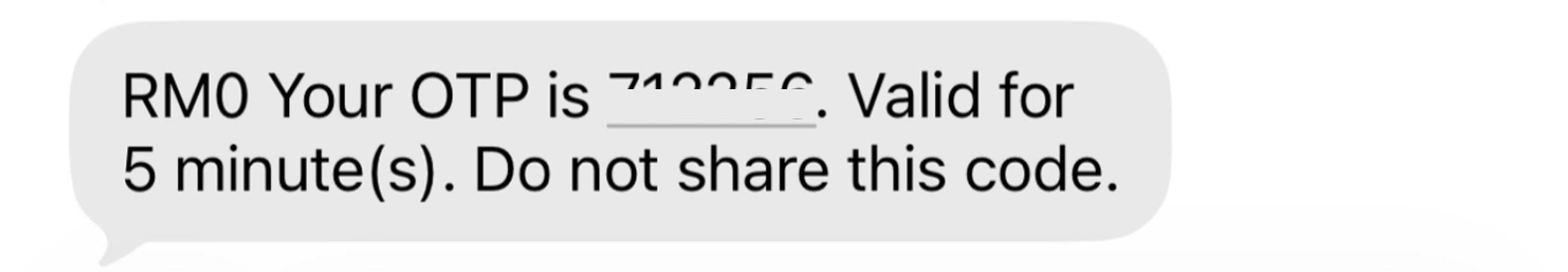 MFA SMS OTP