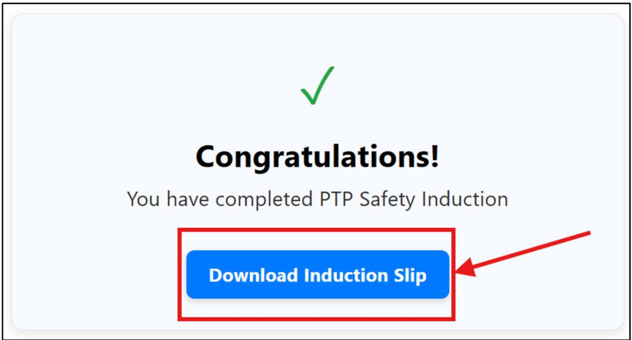 Download Induction Slip