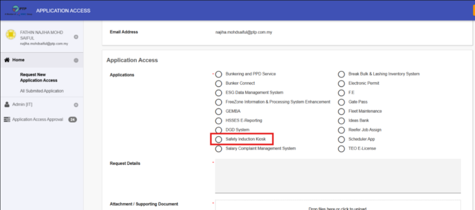 Application Access