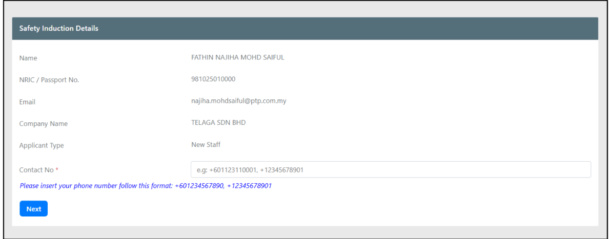 Induction Form
