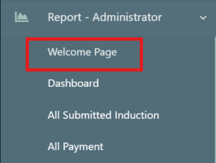 Welcome Page